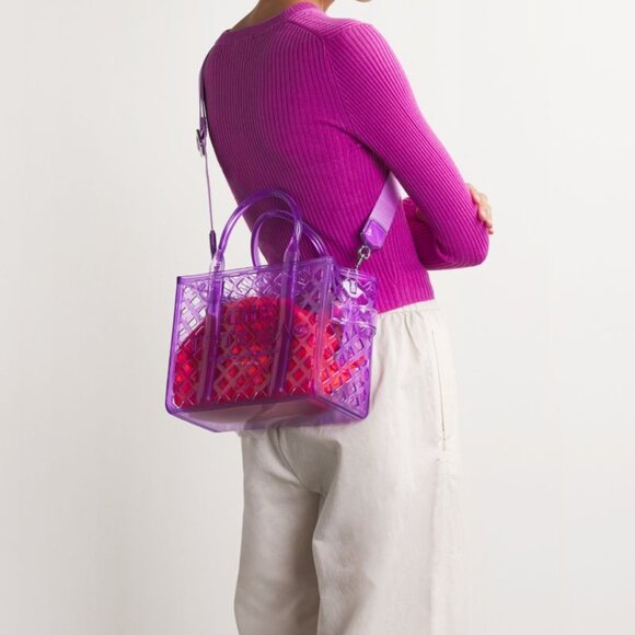 Marc Jacobs $350 The Jelly Small Tote Bag Wisteria NWT! - Picture 3 of 8